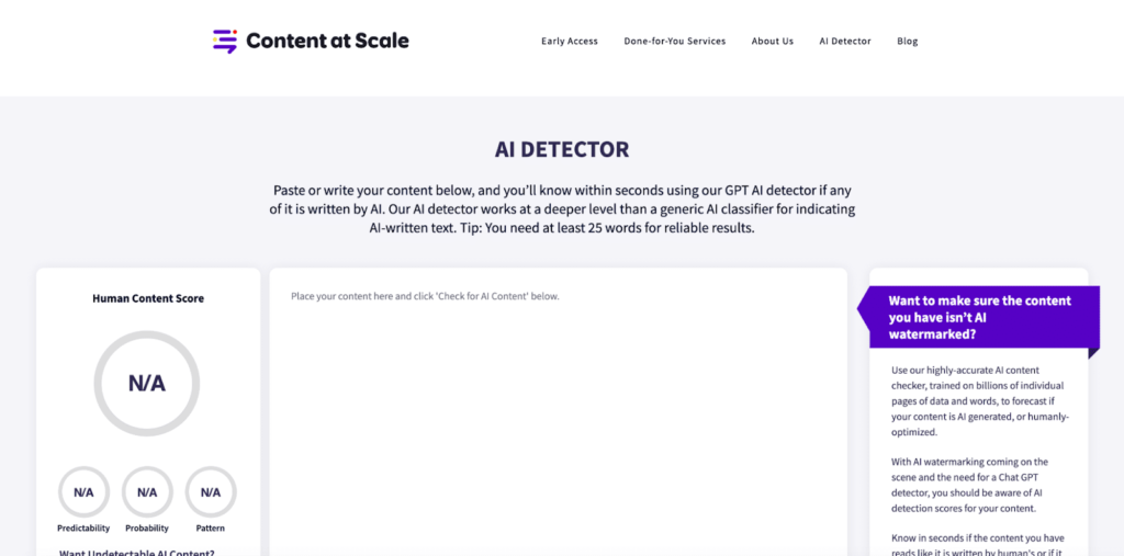 Content-at-Scale-AI-detection-tool