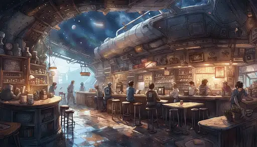 太空咖啡店