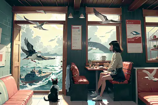 梦幻海洋咖啡店