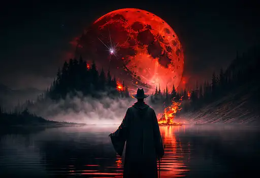 红月黑暗长袍巫师
