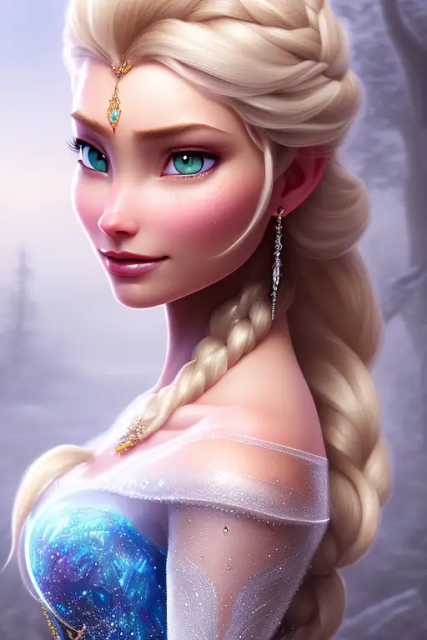 Elsa数字绘画
